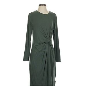 GAP Forest Green Long Sleeve Dress